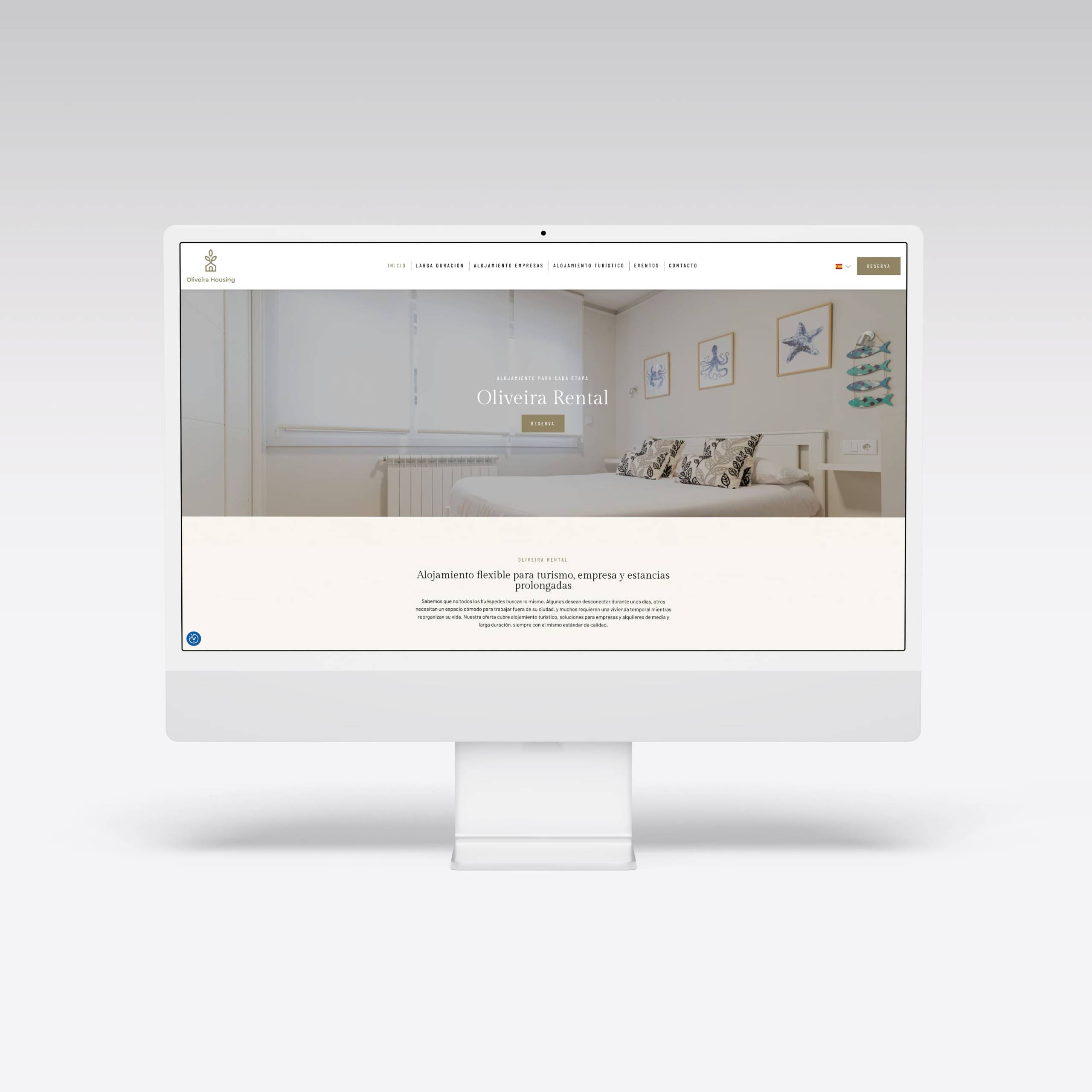 Web para Oliveira Rental - Agarimo Comunicación