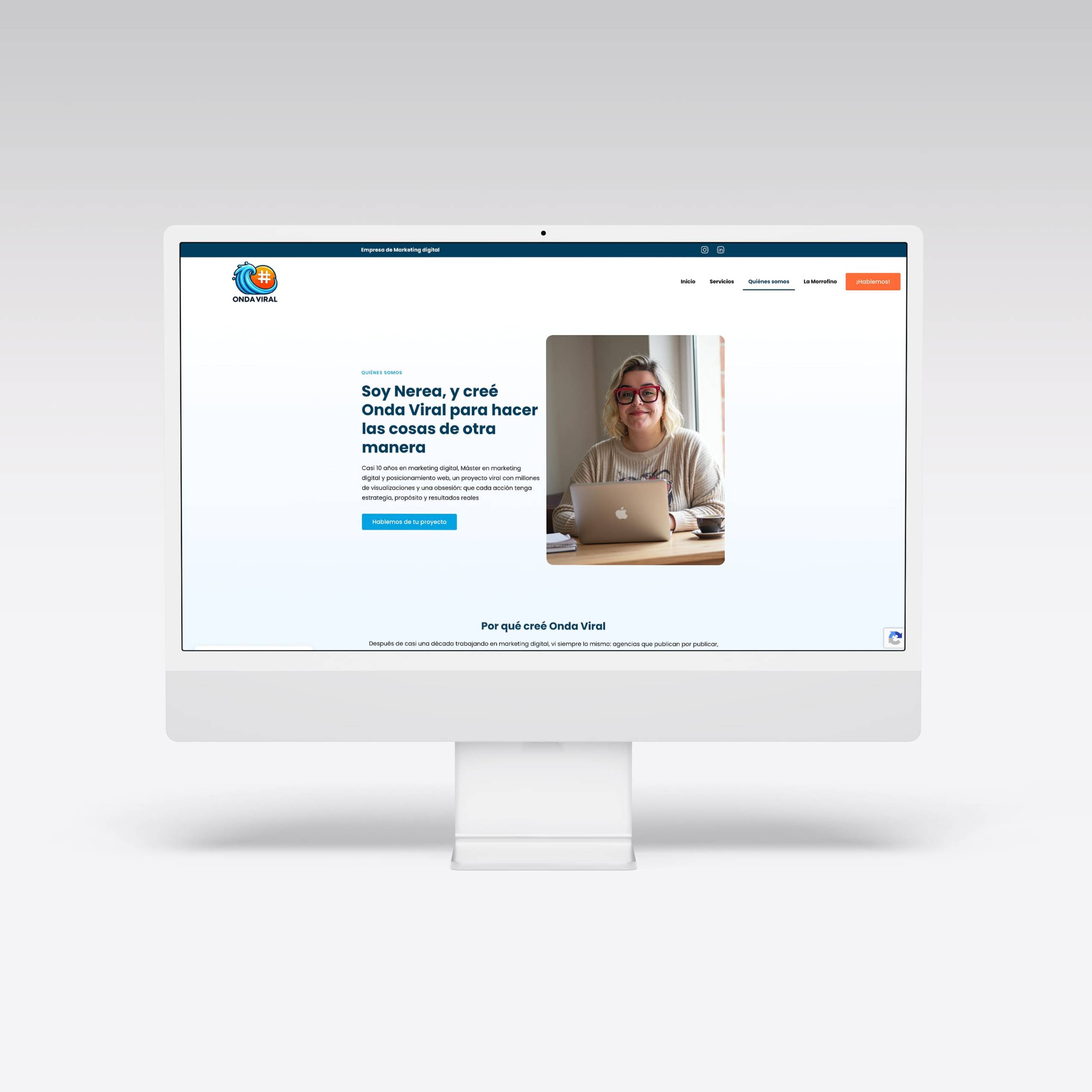 Web para Onda Viral - Agarimo Comunicación