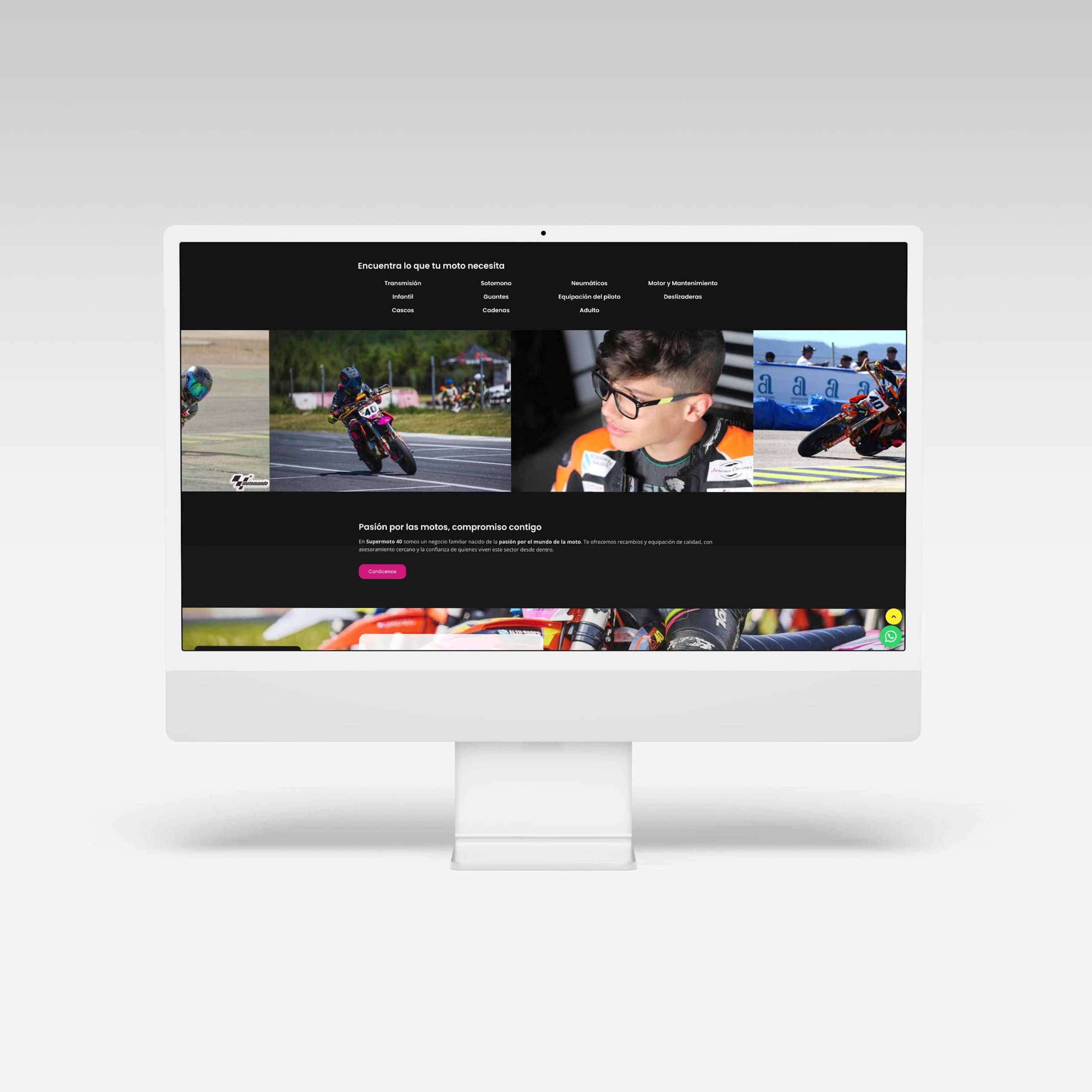 Web para Supermoto 40 – Agarimo Comunicación Web para Supermoto 40 - Agarimo Comunicación